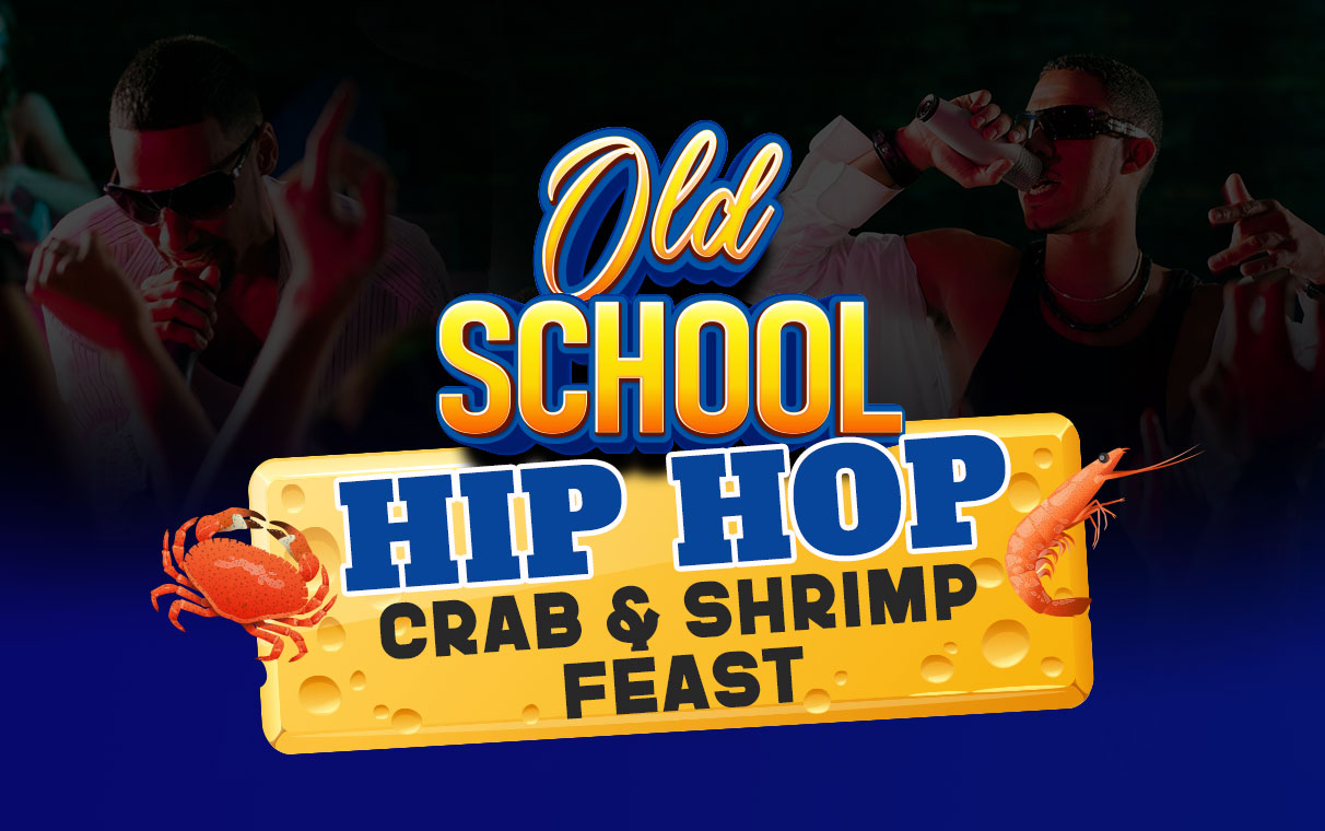 Go on an Old School Hip hop crab & shrimp feast weekend getaway this summer.